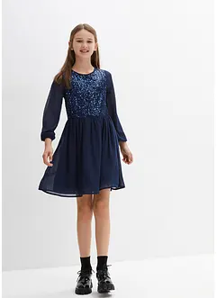Meisjes jurk van chiffon, bonprix