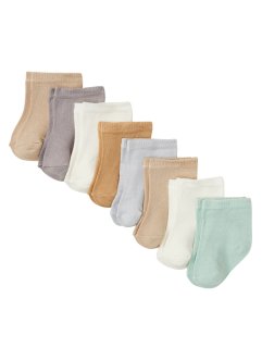 Baby sokken (8 paar) met biologisch katoen, bpc bonprix collection