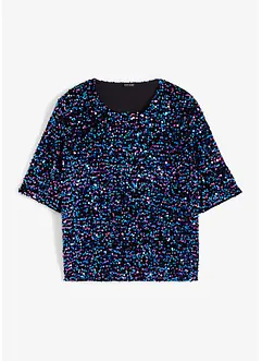 Shirt met pailletten, bonprix