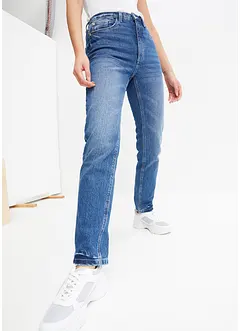 Straight jeans met high waist, low stretch, bonprix