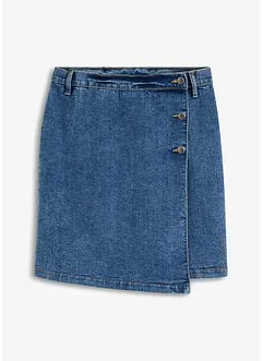 Spijkerrok in wikkellook, bonprix