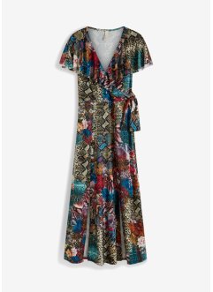 Lange jurk met een verfijnde print, BODYFLIRT boutique
