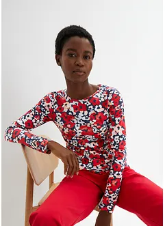 Longsleeve met een bloemenprint, bonprix