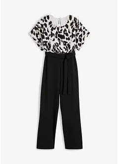 Jumpsuit in wikkellook met print, bonprix