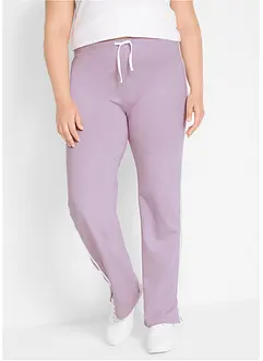 Jersey broek van katoen met stretch (set van 2), bonprix