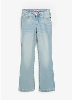 Stretch jeans mid waist, bootcut, bonprix