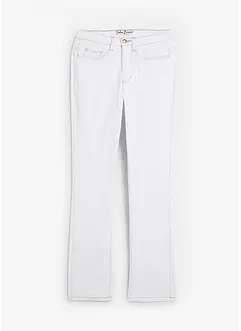 Stretch jeans mid waist, straight, bonprix