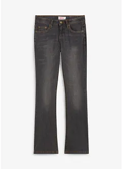 Stretch jeans mid waist, bootcut, bonprix