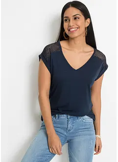 Shirt in een viscosemix, bonprix