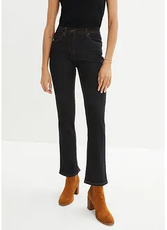 Mid waist stretch jeans, straight, bonprix