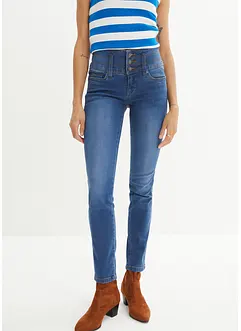 Corrigerende slim fit jeans, high waist, bonprix