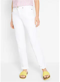 Mom jeans mid waist, long, bonprix
