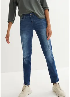 Stretch boyfriend jeans, mid waist, bonprix