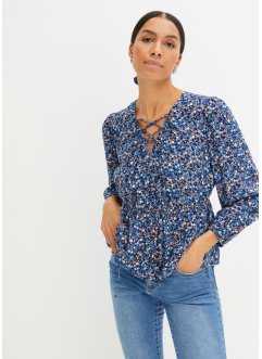 Gedessineerde blouse van viscose, BODYFLIRT