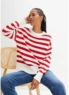 Boxy trui in ajour, bonprix
