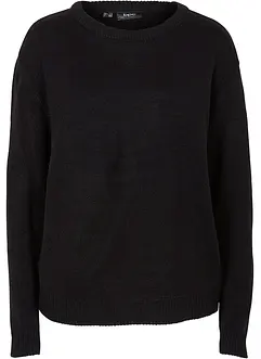 Gebreide trui met ronde hals, bonprix