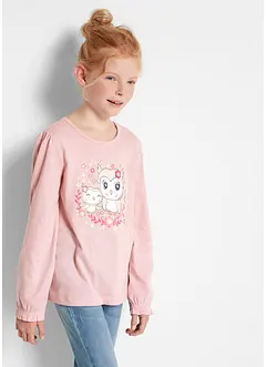 Meisjes longsleeve (set van 2), bonprix