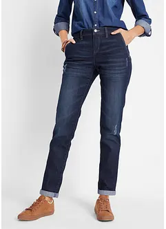 Comfort stretch boyfriend jeans, mid waist, bonprix