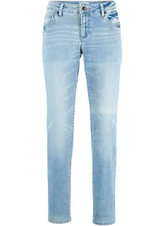 Stretch jeans mid waist, straight, bonprix