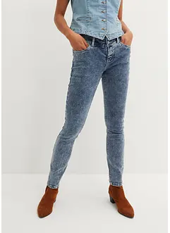 Corrigerende skinny jeans, mid waist, bonprix