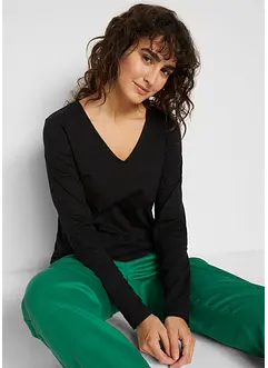 Longsleeve met biologisch katoen, bonprix