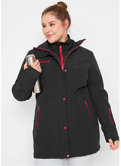 Lange stretch softshell jack, waterafstotend, bonprix