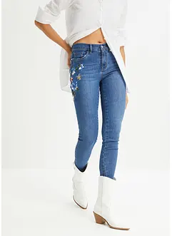 Skinny jeans met mid waist, bonprix