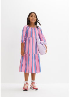 Meisjes jersey jurk met biologisch katoen, bpc bonprix collection