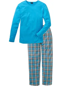 Pyjama met lange mouwen van katoen, bonprix