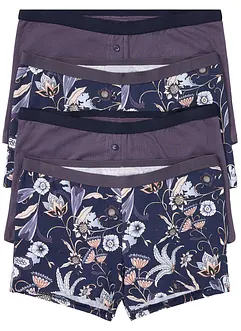 Dames boxer met biologisch katoen (set van 4), bonprix