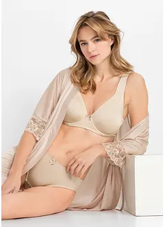 T-shirt bh met beugels en glanseffect (set van 2), bonprix