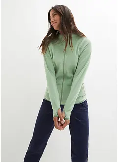 Fleece vest met ritszakken, bonprix
