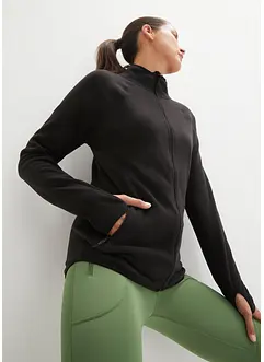 Fleece vest met ritszakken, bonprix