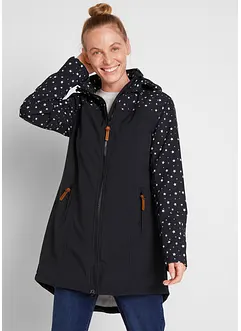 Outdoor softshell parka met teddy fleece, bonprix