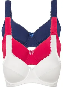 Beugel bh (set van 3) met biologisch katoen, bonprix