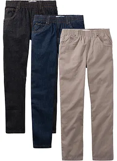 Instapbroek van puur katoen (set van 3), bonprix