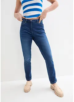 Stretch boyfriend jeans, mid waist, bonprix