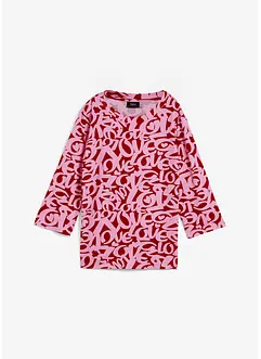 Shirt met ronde hals, 3/4 mouw, bonprix