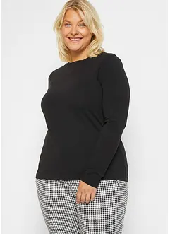 Longsleeve van biologisch katoen (set van 2), bonprix