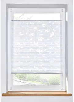 Plisségordijn met bladerprint in Ausbrenner effect, bonprix