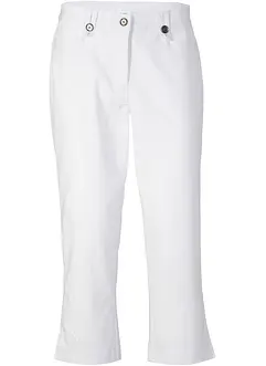 Bengaline 7/8 broek met splitjes en comfortband, bonprix