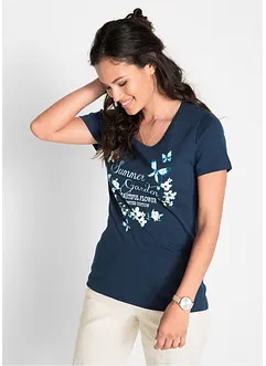 Katoenen shirt, korte mouw, bonprix