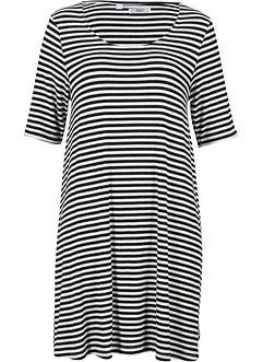 Lange shirt tuniek, korte mouw, bonprix