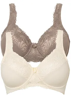 Minimizer bh met gewatteerde schouderbandjes (set van 2), bonprix