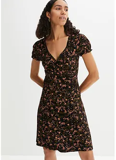 Jurk in een viscosemix, bonprix