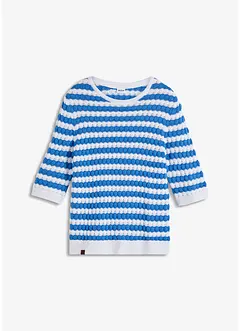 Gebreid shirt, halflange mouw, bonprix