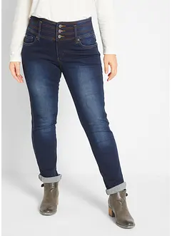 Corrigerende slim fit jeans, high waist, bonprix