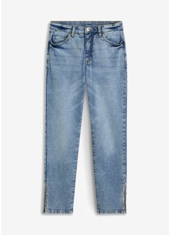 Cropped jeans met siersteentjes, RAINBOW