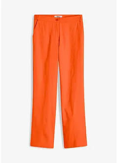 High waist linnen broek van een linnen-viscosemix, bonprix