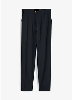 Cropped high waist broek in een linnen-viscosemix, bonprix
